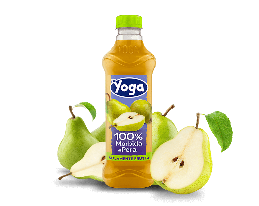 100% Succo di pera Yoga: frutta da bere